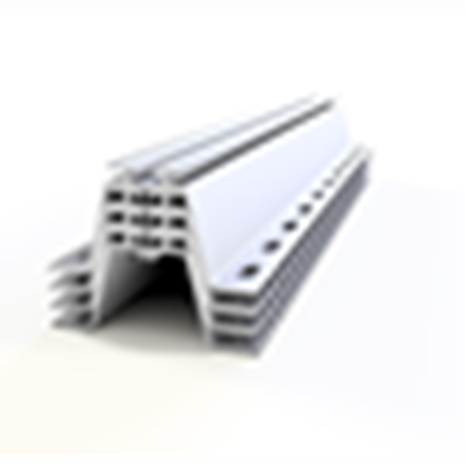 Sunstruction Sandwichprofiel hoog 20 cm lengte