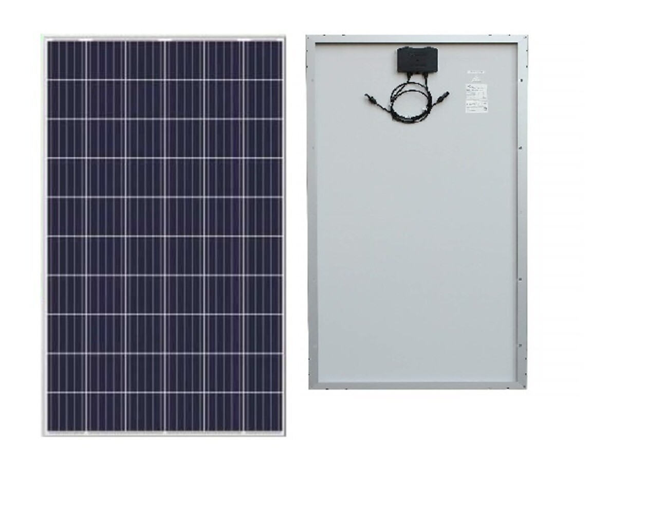 Vsun Vsun 280 Wp zonnepaneel / grijs frame, witte backsheet / 99x164 cm