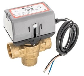 Honeywell driewegklep 1" met motor