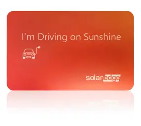 solaredge Solaredge laadpaal RFID card
