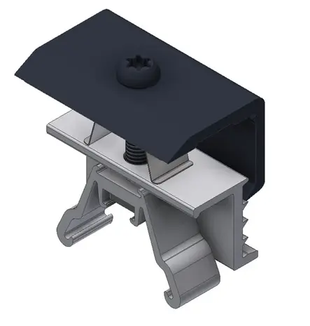 Valk Solar Valk Ace paneelklem zijkant zwart 721412ZW