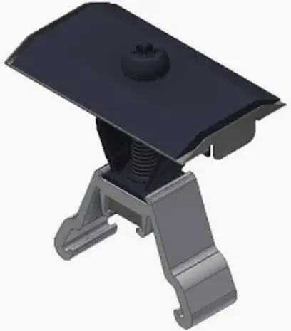 Valk Solar Valk Ace profielklem midden zwart 721410ZW