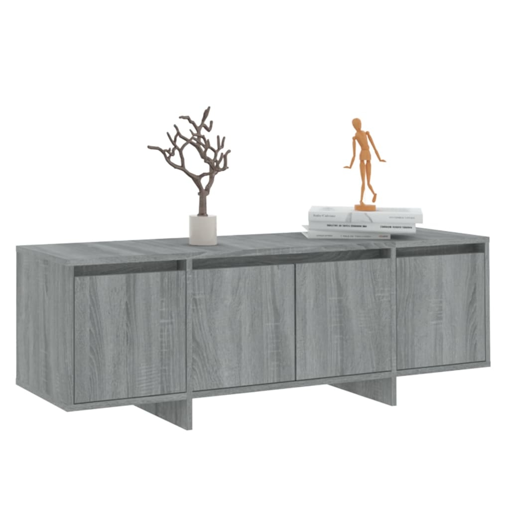 Tv-meubel 120x30x40,5 cm spaanplaat grijs sonoma eikenkleurig