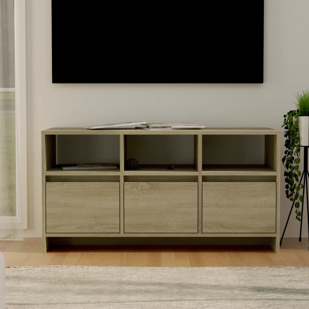 Tv-meubel 102x37,5x52,5 cm spaanplaat sonoma eikenkleurig