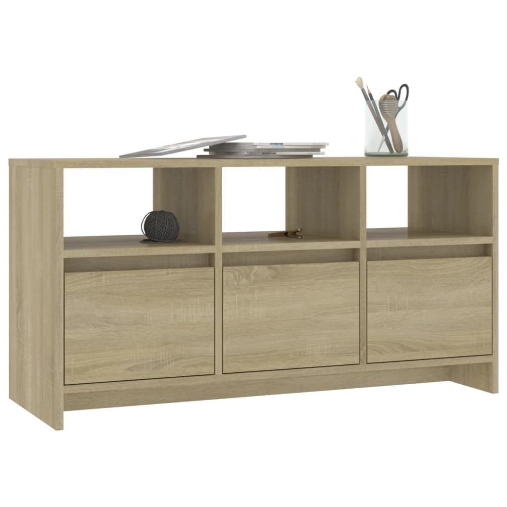 Tv-meubel 102x37,5x52,5 cm spaanplaat sonoma eikenkleurig