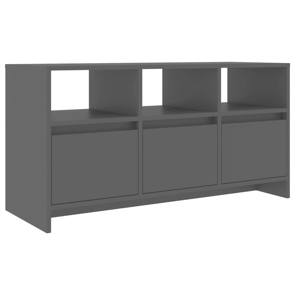 Tv-meubel 102x37,5x52,5 cm spaanplaat zwart