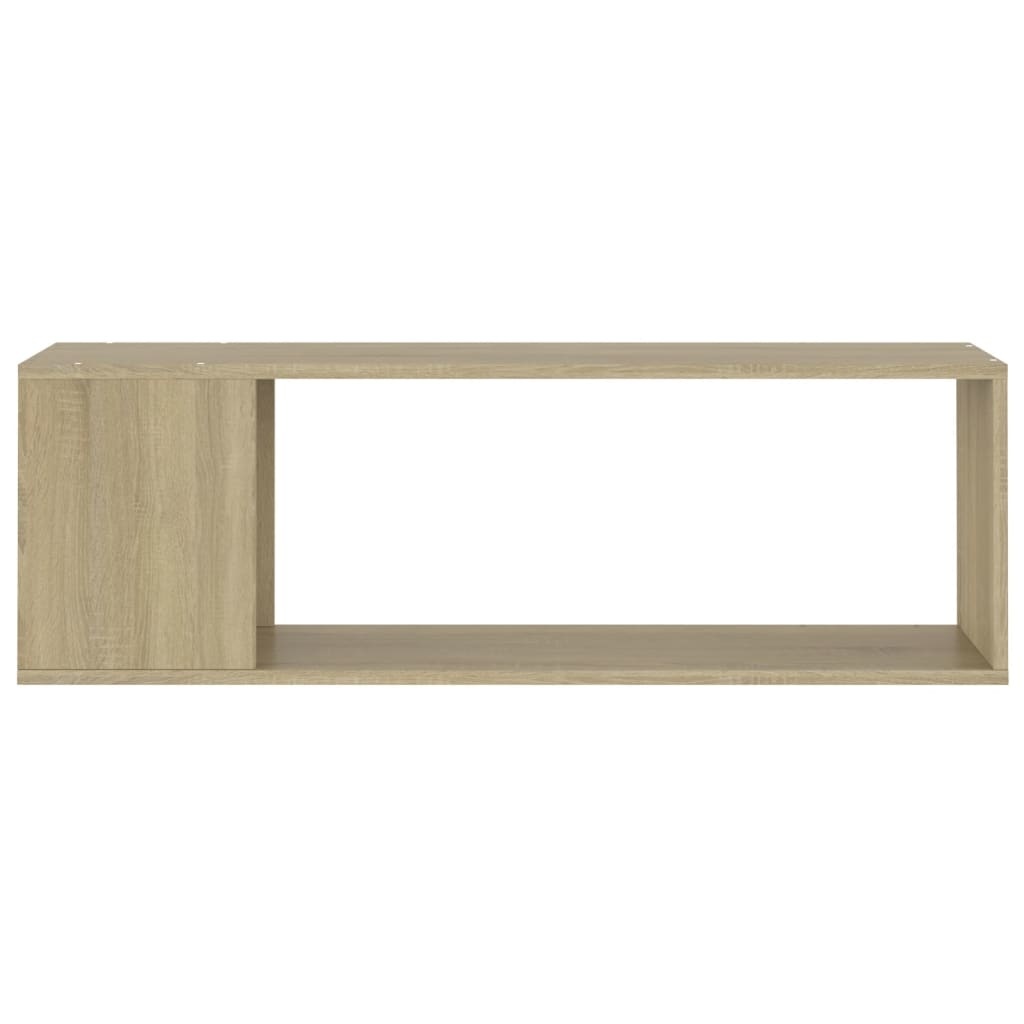Tv-meubel 100x24x32 cm spaanplaat sonoma eikenkleurig