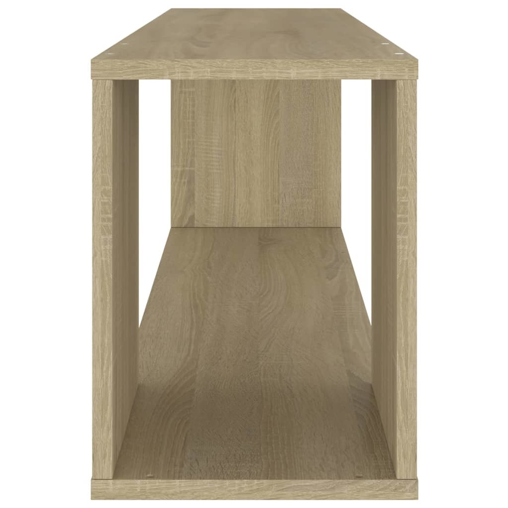Tv-meubel 100x24x32 cm spaanplaat sonoma eikenkleurig