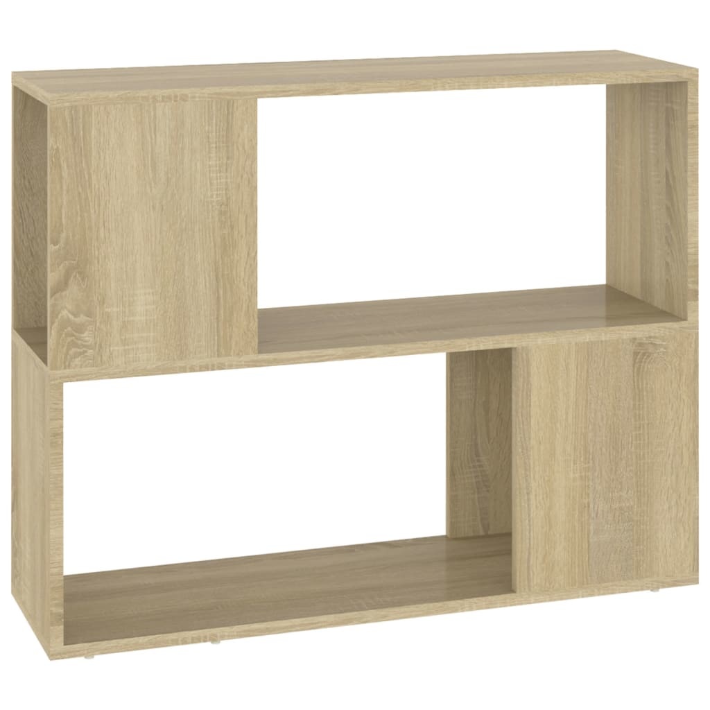 Tv-meubel 80x24x63 cm spaanplaat sonoma eikenkleurig
