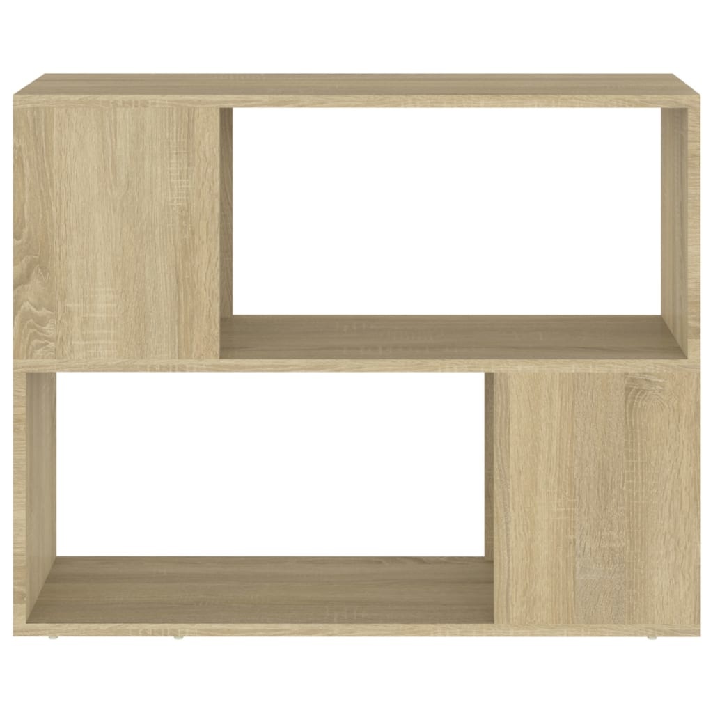 Tv-meubel 80x24x63 cm spaanplaat sonoma eikenkleurig
