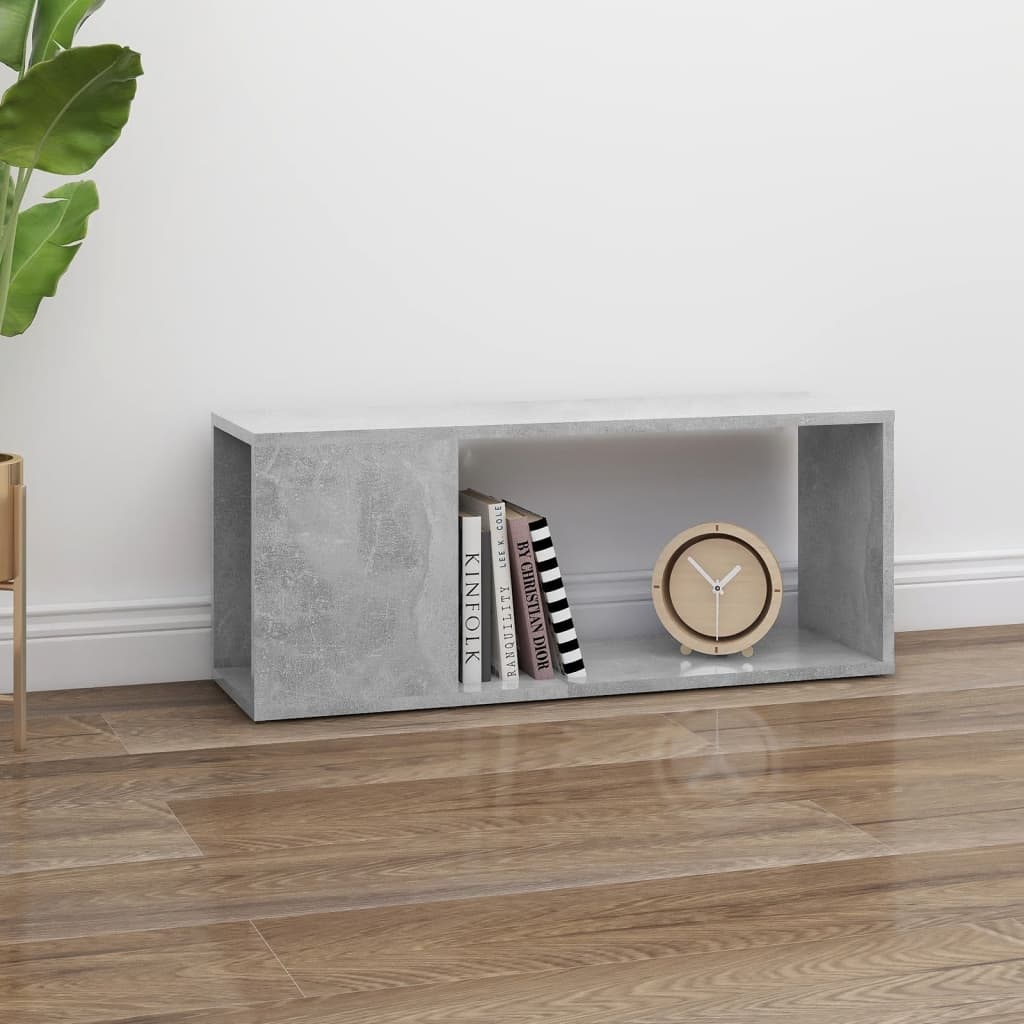 Tv-meubel 80x24x32 cm spaanplaat betongrijs