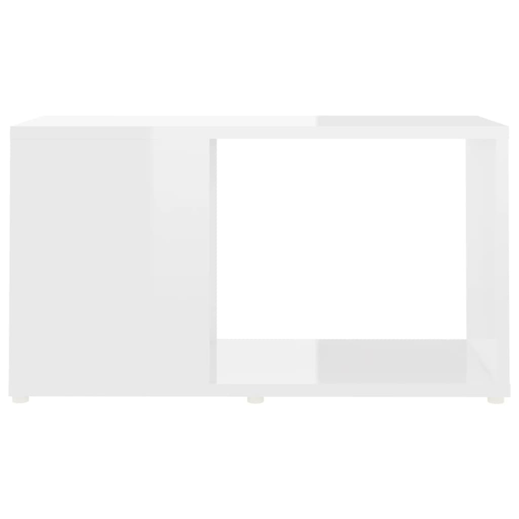 Tv-meubel 60x24x32 cm spaanplaat hoogglans wit