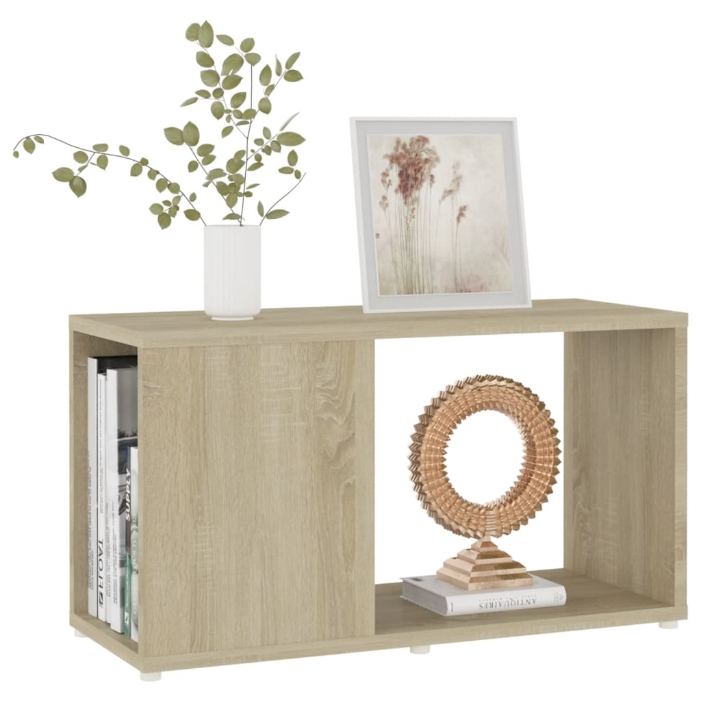 Tv-meubel 60x24x32 cm spaanplaat sonoma eikenkleurig