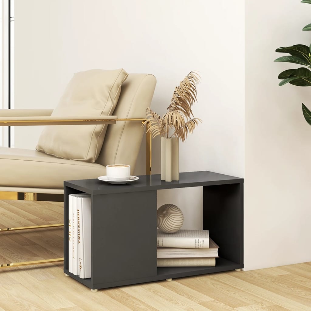 Tv-meubel 60x24x32 cm spaanplaat grijs