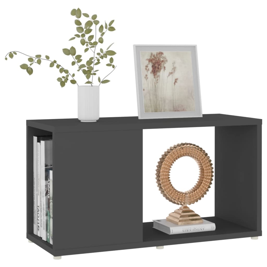 Tv-meubel 60x24x32 cm spaanplaat grijs