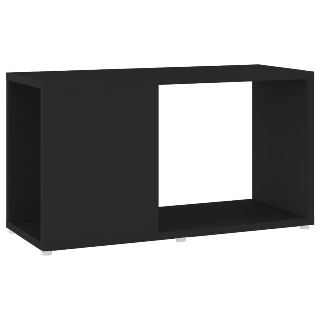 Tv-meubel 60x24x32 cm spaanplaat zwart