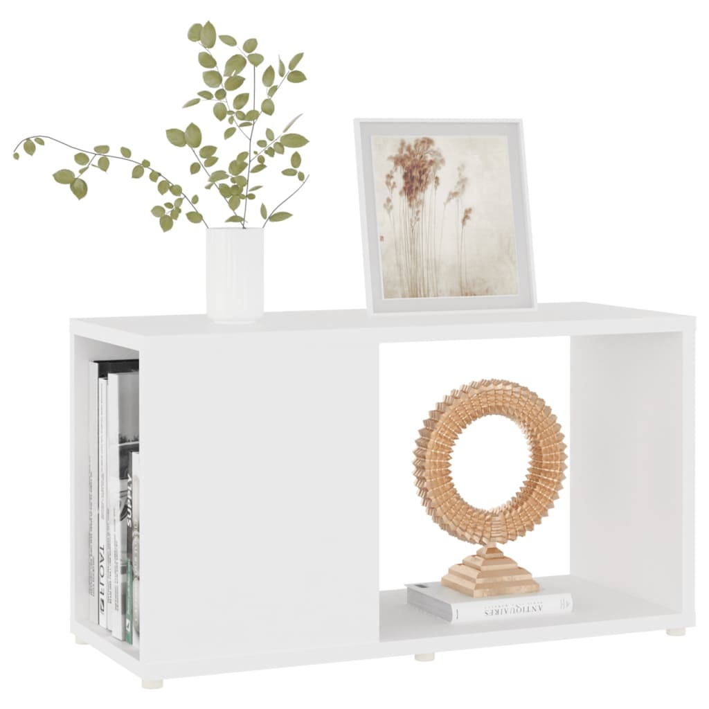 Tv-meubel 60x24x32 cm bewerkt hout wit