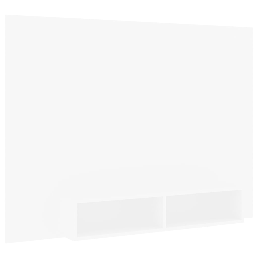 Tv-wandmeubel 135x23,5x90 cm spaanplaat wit