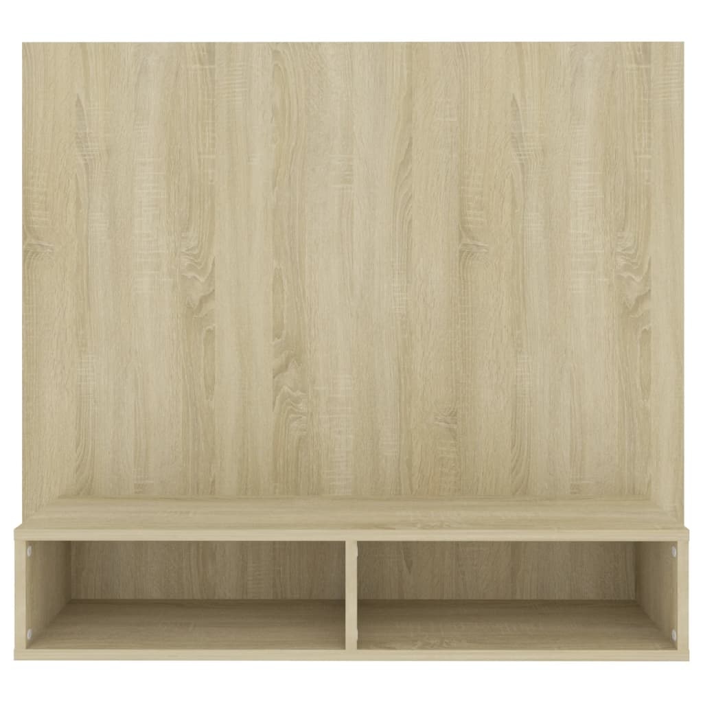 Tv-wandmeubel 102x23,5x90 cm spaanplaat sonoma eikenkleurig