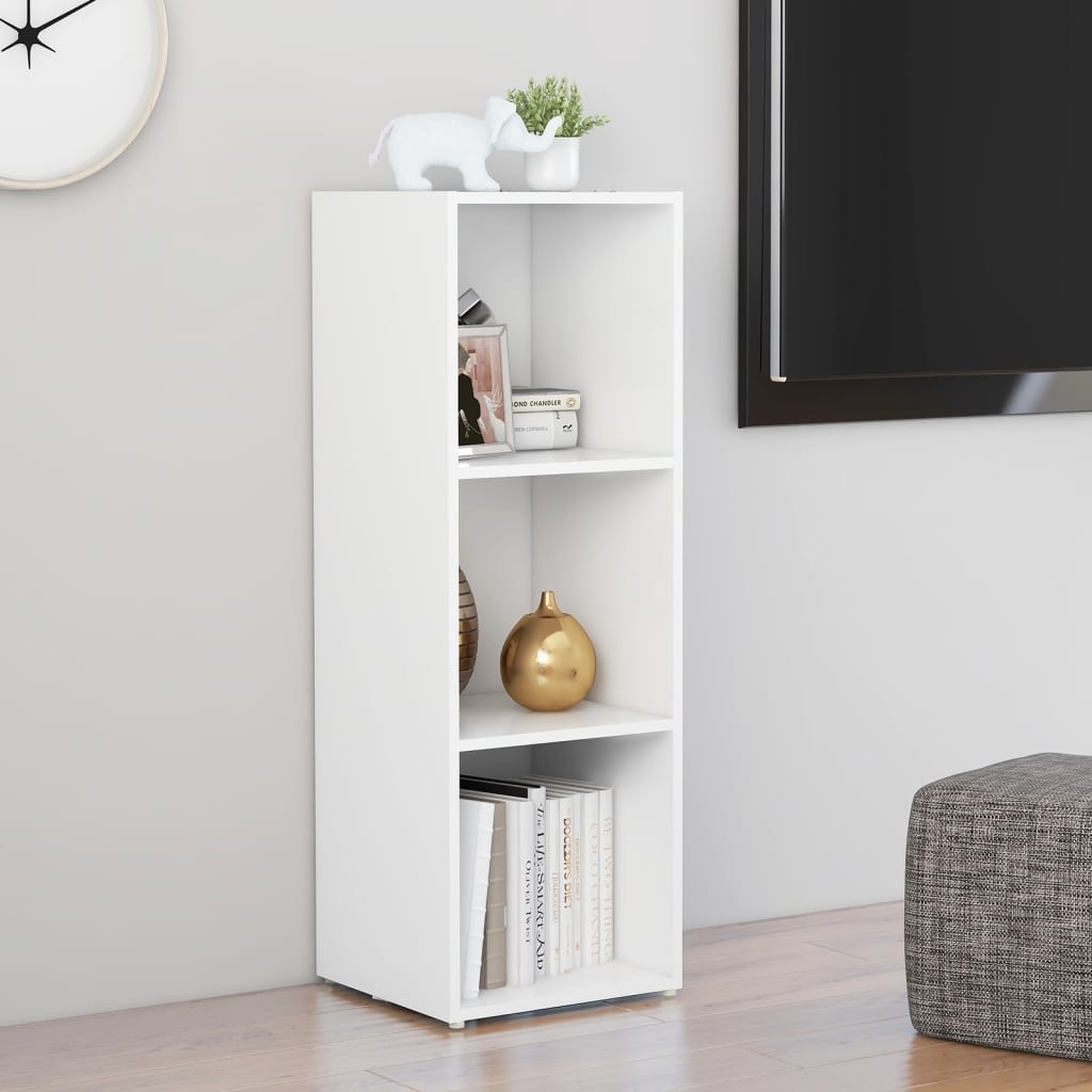 Tv-meubel 107x35x37 cm spaanplaat wit