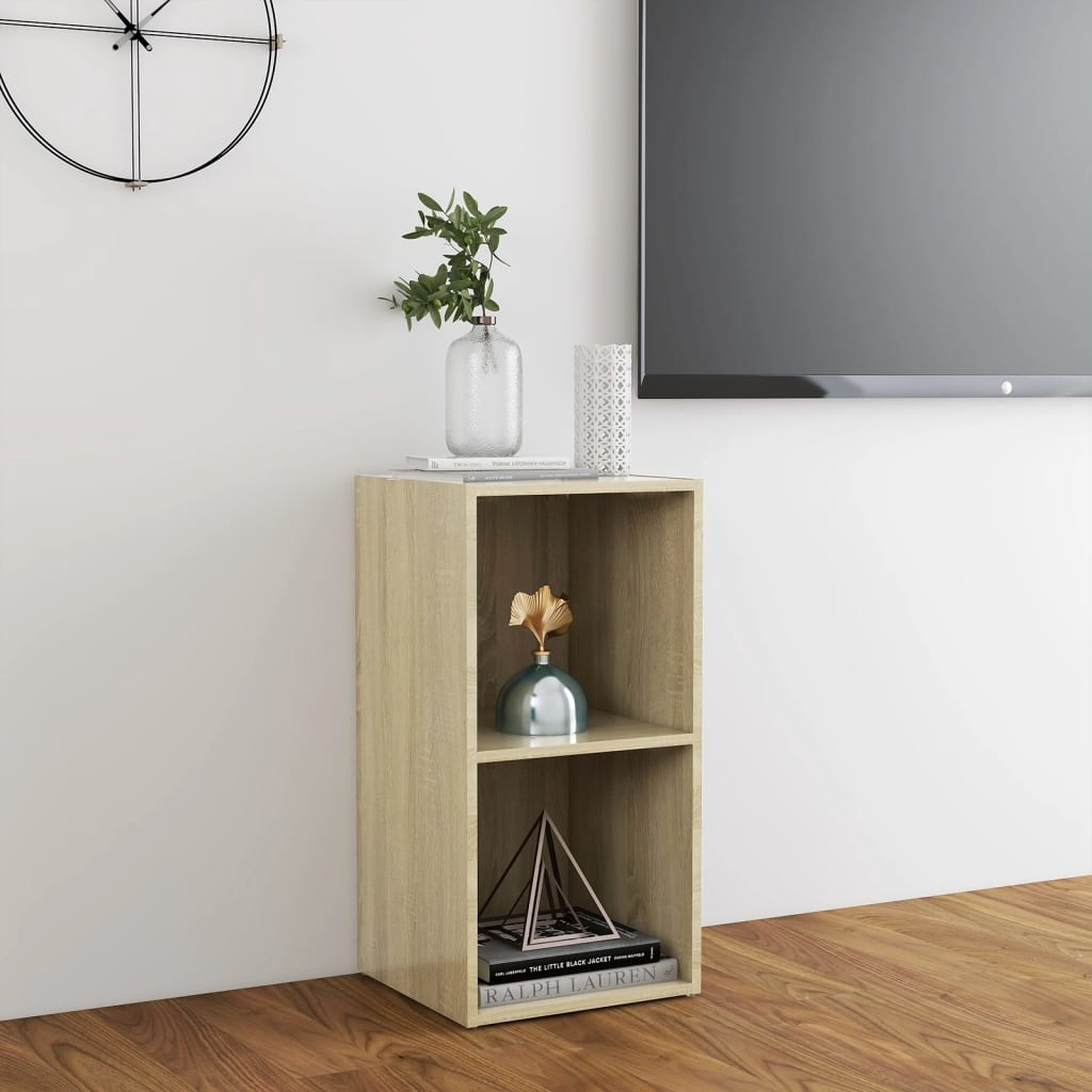 Tv-meubel 72x35x36,5 cm spaanplaat sonoma eikenkleurig