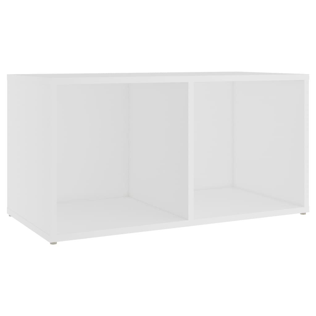 Tv-meubel 72x35x36,5 cm bewerkt hout wit