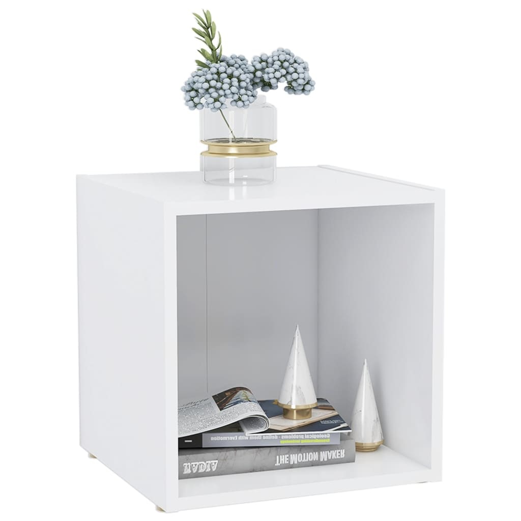 Tv-meubelen 2 st 37x35x37 cm bewerkt hout wit