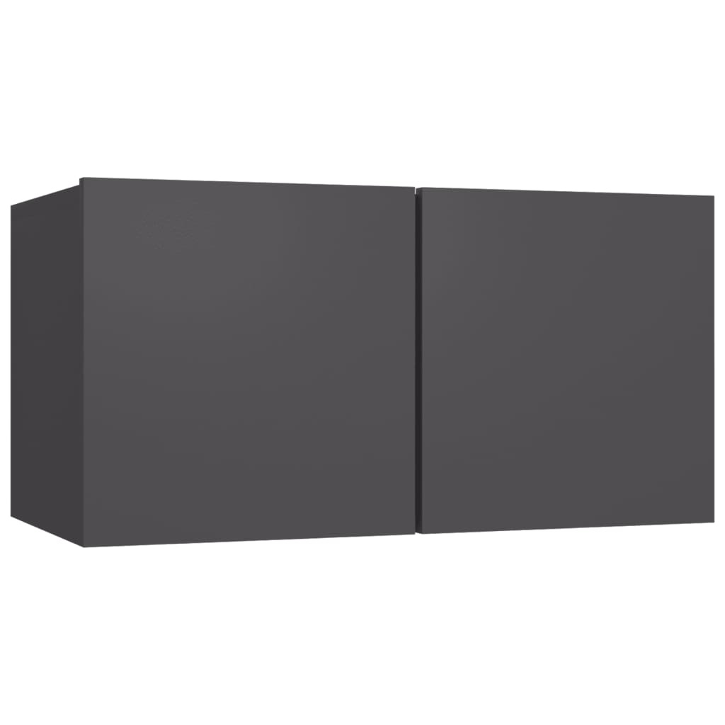 Tv-hangmeubelen 2 st 60x30x30 cm grijs