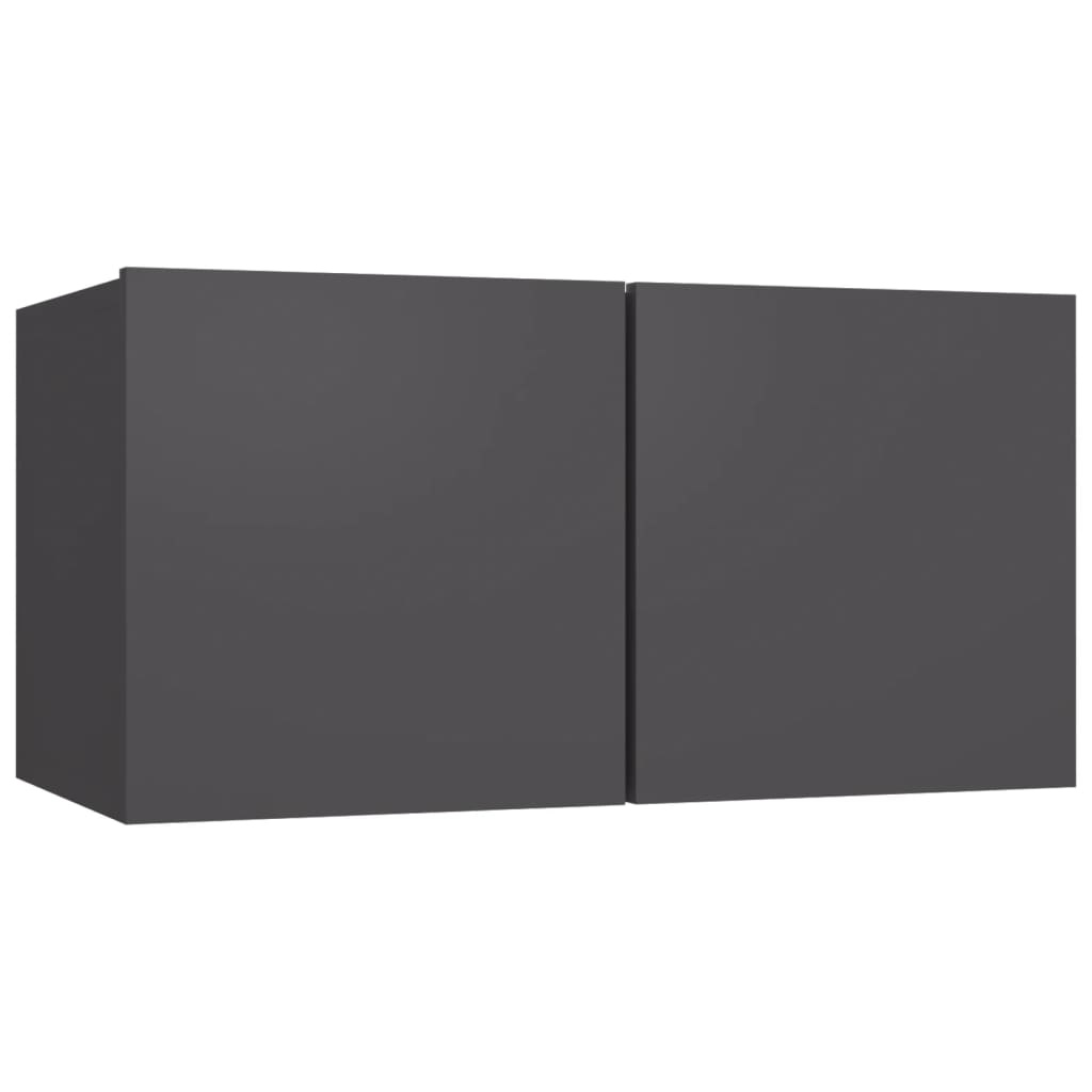 Tv-hangmeubel 60x30x30 cm grijs
