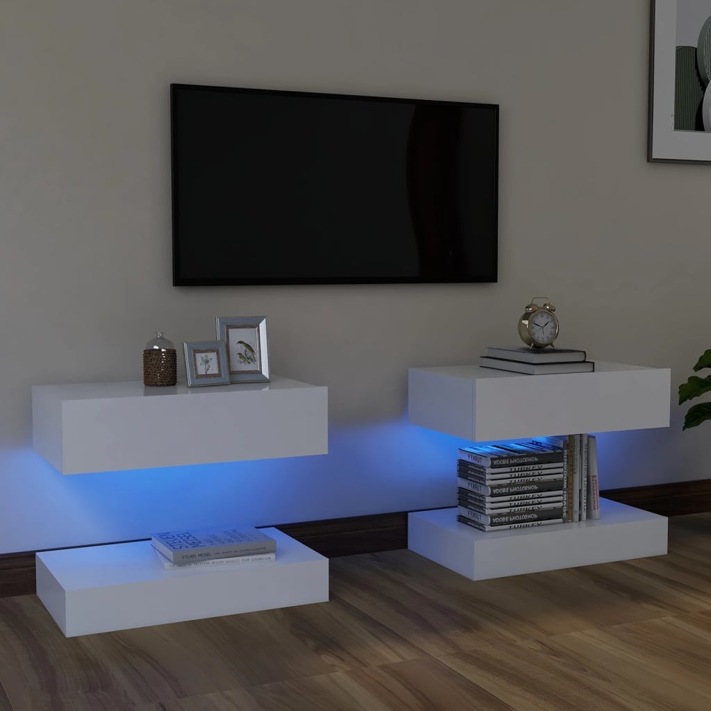 2 st met LED-verlichting cm - TV meubel Nederland