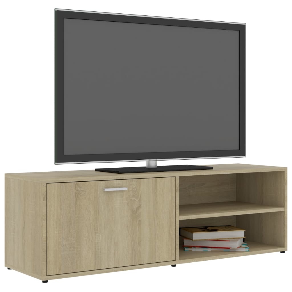 Tv-meubel 120x34x37 cm bewerkt hout sonoma eikenkleurig