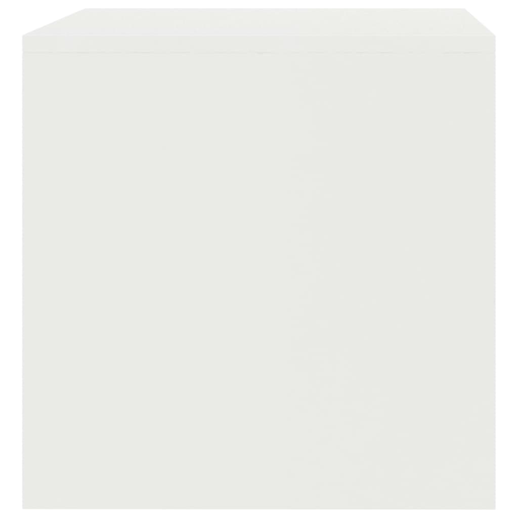 Tv-meubel 80x40x40 cm bewerkt hout wit
