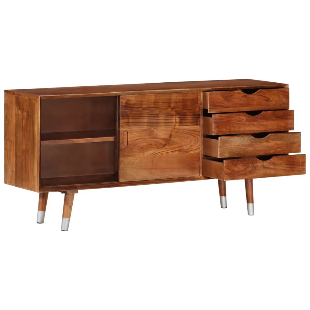 Tv-meubel 118x30x55 cm massief acaciahout