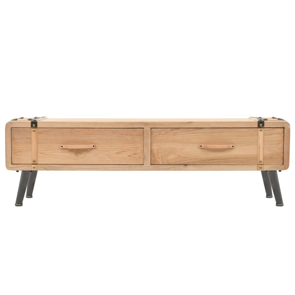 Tv-meubel 110x33x35 cm massief vurenhout