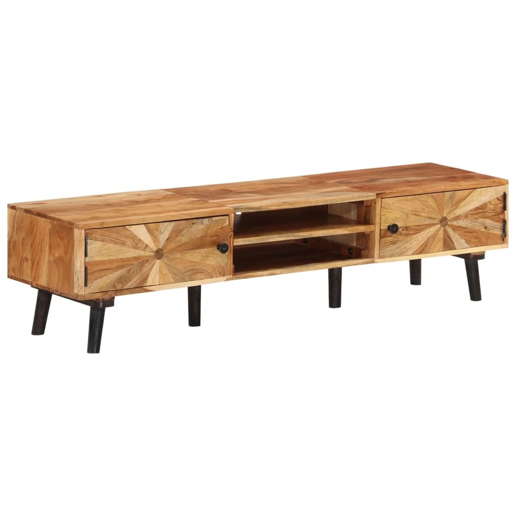 Tv-meubel 145x35x35 cm massief acaciahout