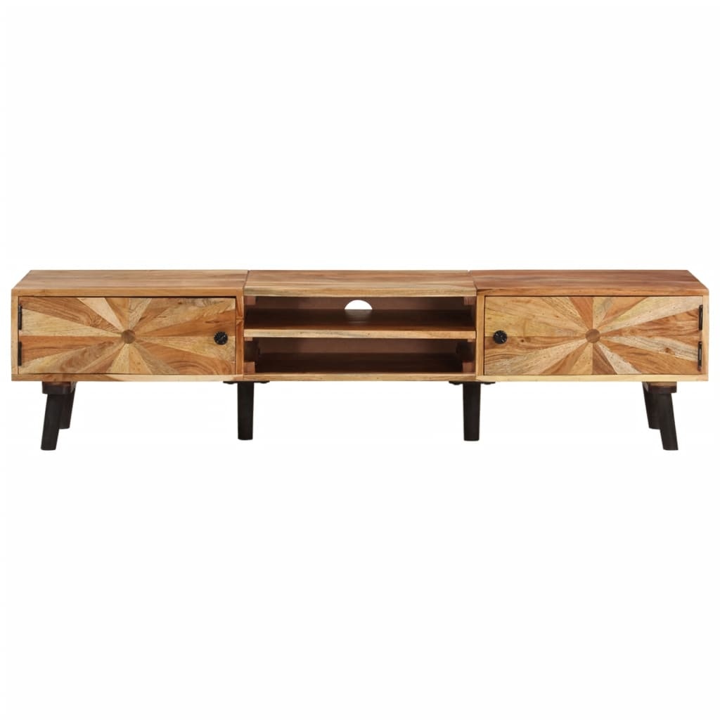 Tv-meubel 145x35x35 cm massief acaciahout