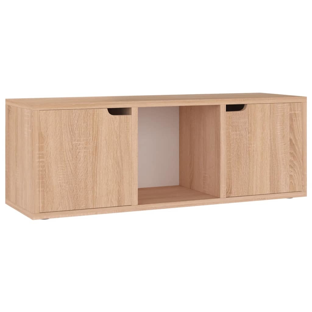 Tv-meubel 88,5x27,5x30,5 cm spaanplaat sonoma eikenkleurig