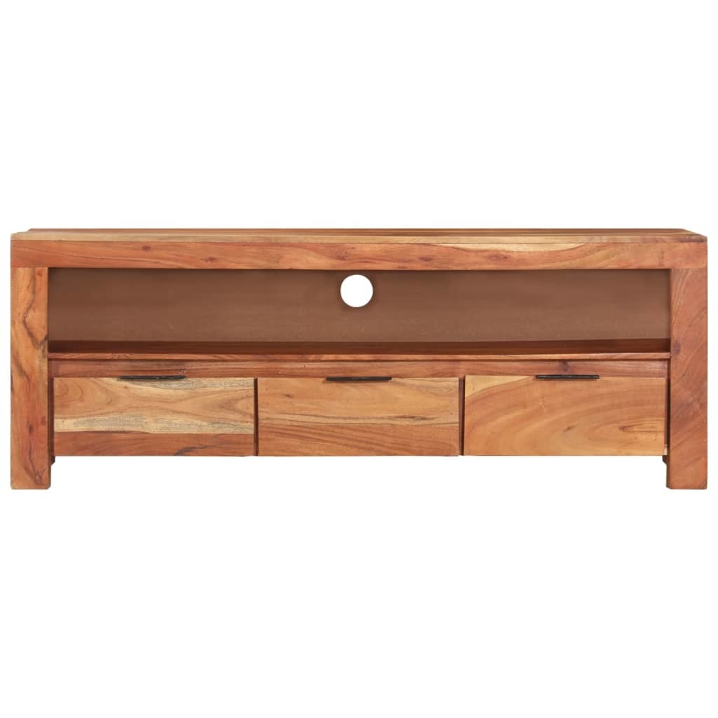 Tv-meubel 110x30x40 cm massief acaciahout