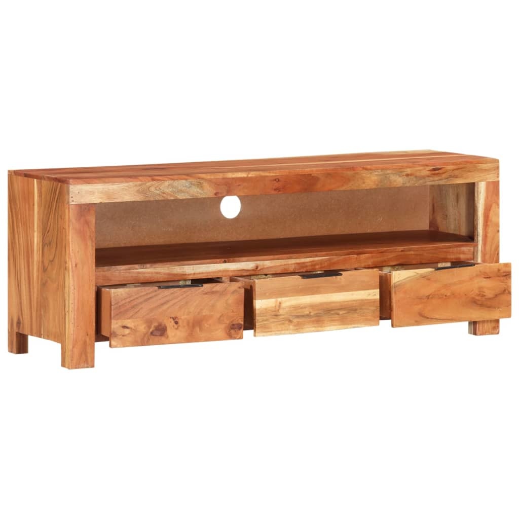 Tv-meubel 110x30x40 cm massief acaciahout