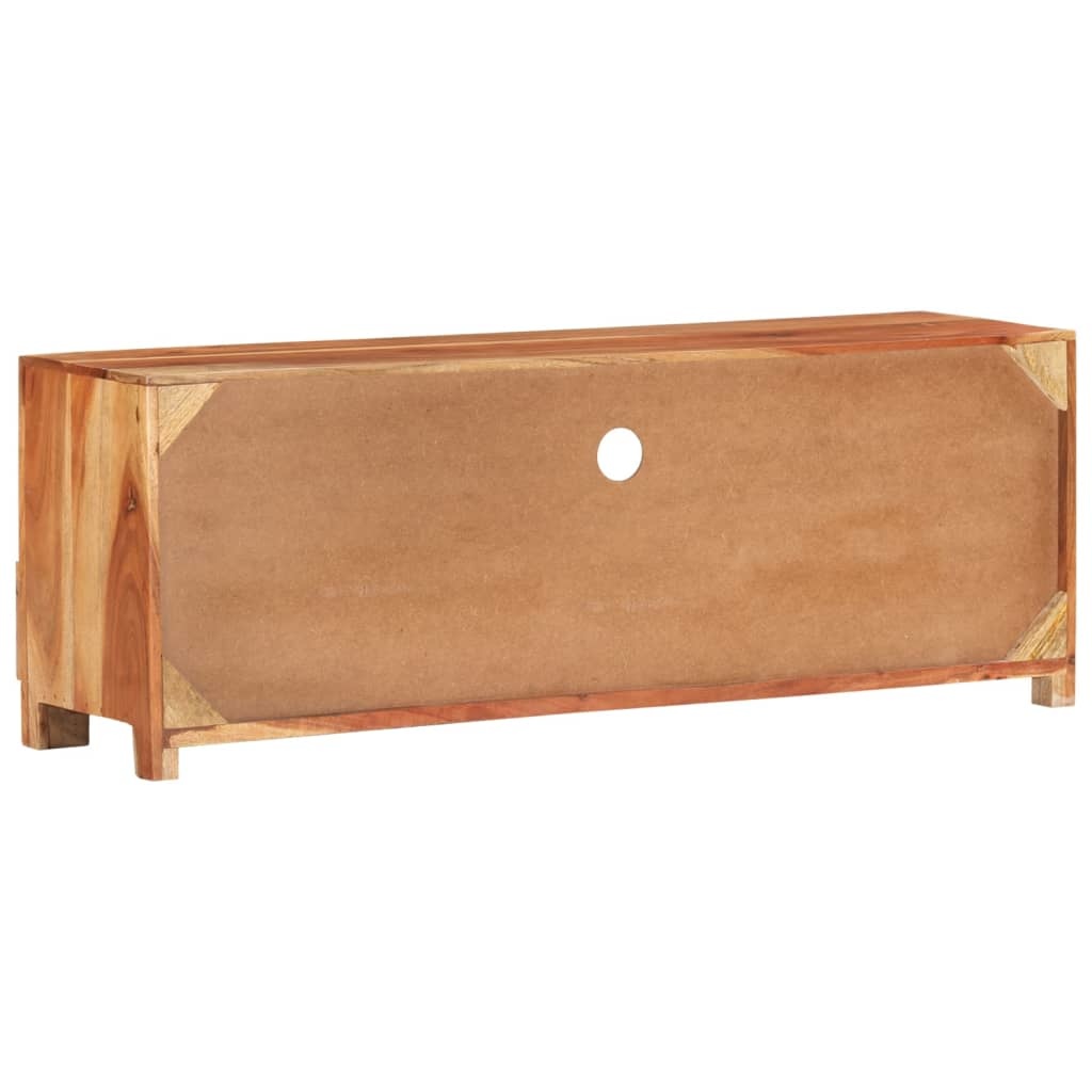 Tv-meubel 110x30x40 cm massief acaciahout