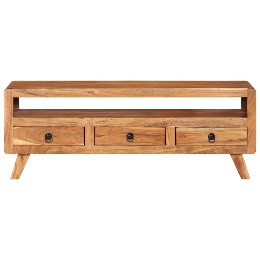 Tv-meubel 110x30x40 cm massief acaciahout
