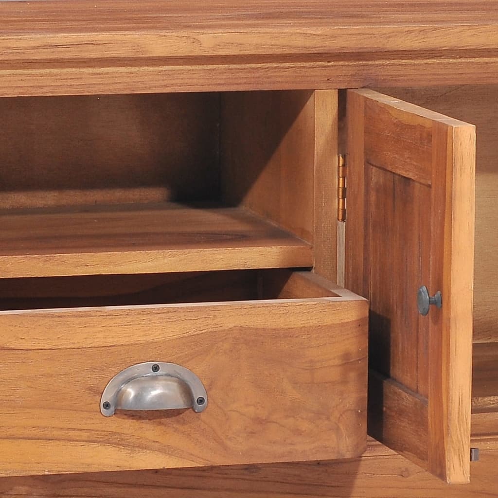 Tv-meubel 100x30x40 cm massief teakhout
