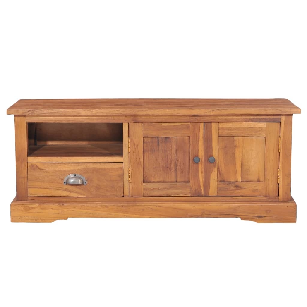 Tv-meubel 100x30x40 cm massief teakhout