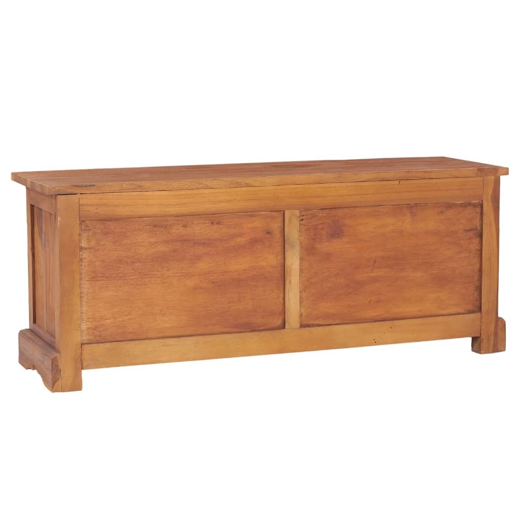 Tv-meubel 100x30x40 cm massief teakhout