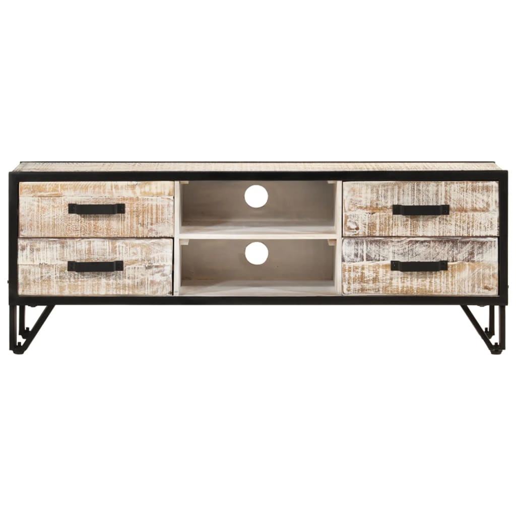 Tv-meubel 110x30x41 cm massief acaciahout