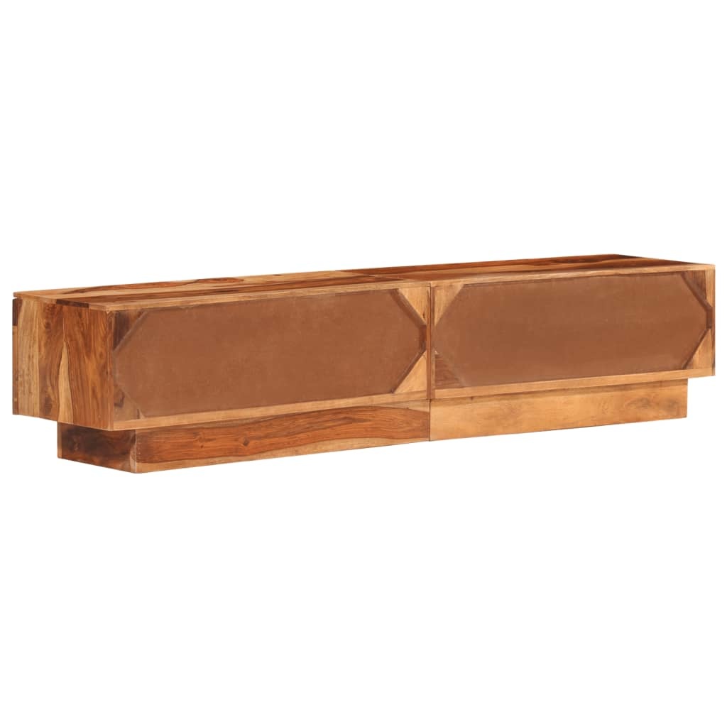 Tv-meubel 145x30x30 cm massief sheeshamhout