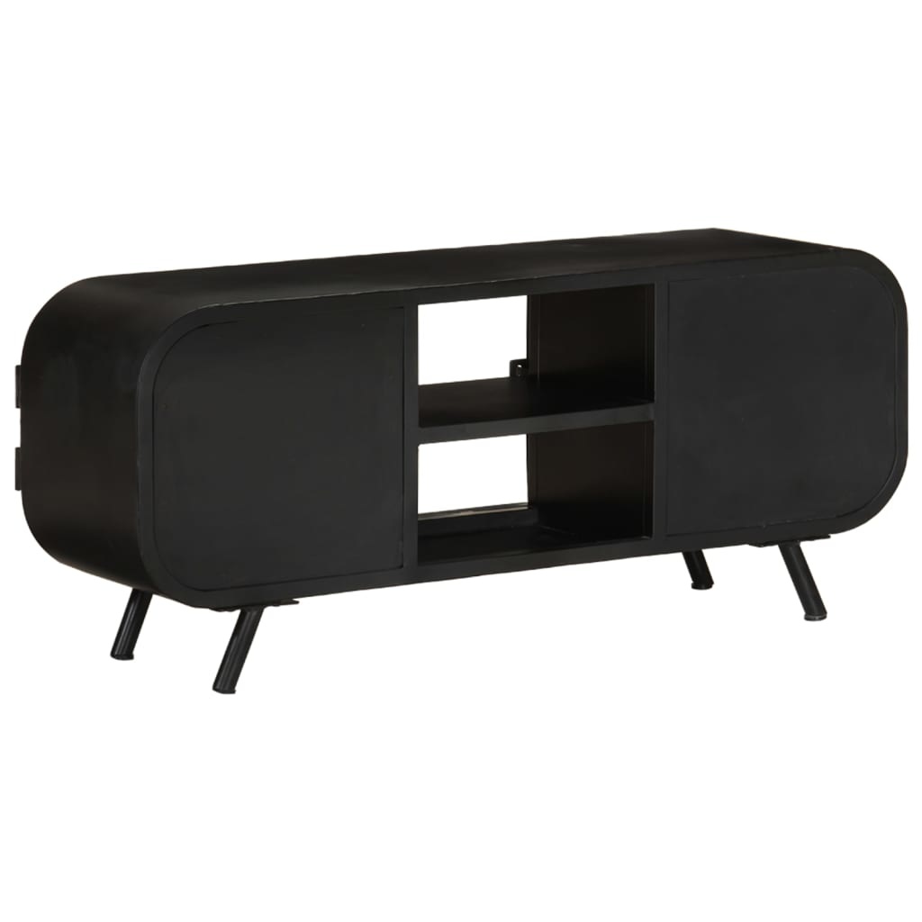 Tv-meubel 110x30x45 cm ruw mangohout