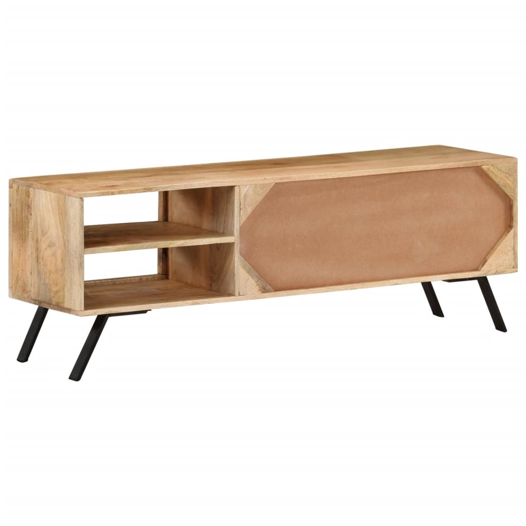Tv-meubel 110x30x40 cm massief mangohout