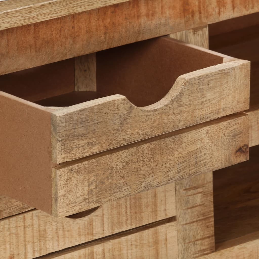 Tv-meubel 110x30x40 cm ruw mangohout