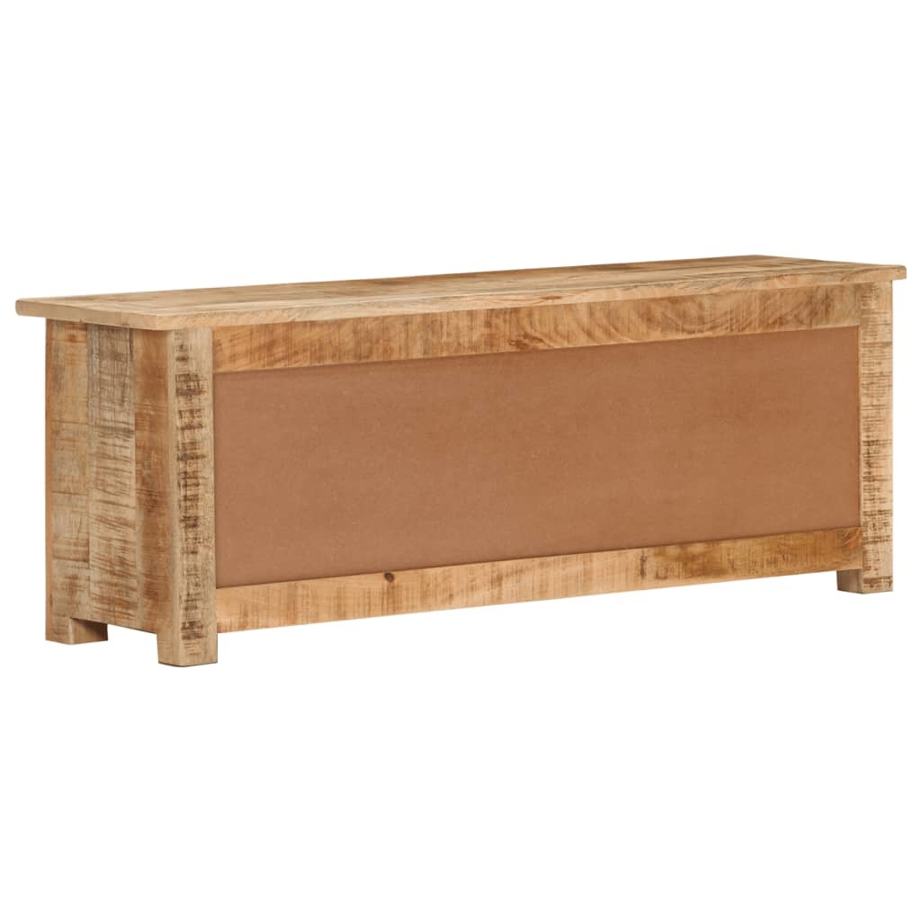 Tv-meubel 110x30x40 cm ruw mangohout
